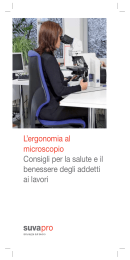 L`ergonomia al microscopio