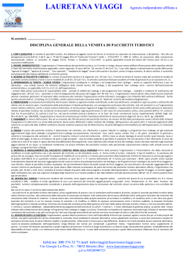 Condizioni di vendita