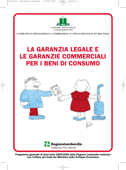 Garanzia legale - Unione nazionale consumatori Milano
