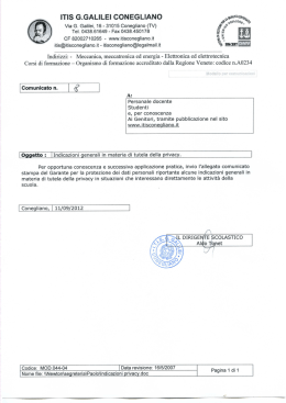 Disposizioni del Garante della Privacy