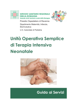 Terapia Intensiva Neonatale - Ravenna - AUSL Romagna