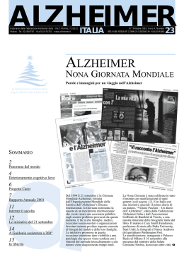 Notiziario 23 - Federazione Alzheimer Italia