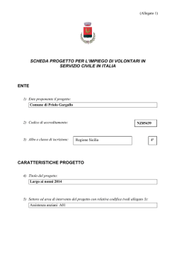 Largo ai Nonni - Comune di Priolo Gargallo