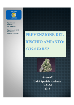 amianto - Comune di Guardia Piemontese