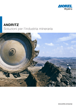 ANDRITZ Soluzioni per l`industria mineraria