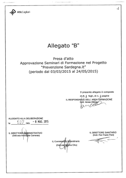Delibera n. 527 del 08/05/2015