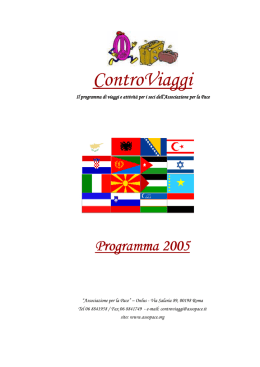 brochure Controviaggi 2005