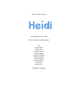 Scarica il pressbook completo di Heidi