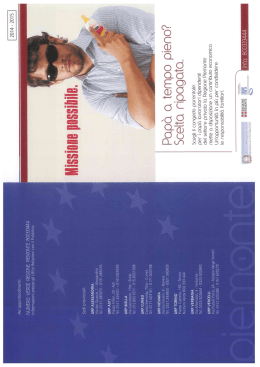 opuscolo missione possibile