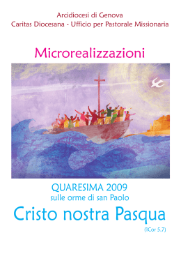 Microrealizzazioni Quaresima/Pasqua 2009