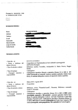 FORMATO EUROPEO PER ti. cuamcuum VtîAE