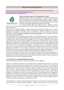 Notizie da Federchimica - Società Chimica Italiana