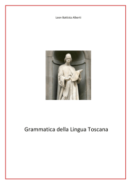 Grammatica della Lingua Toscana