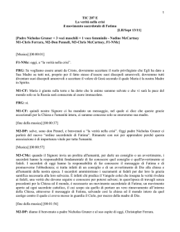 TIC 207 E La verità nella crisi il movimento sacerdotale di Fatima