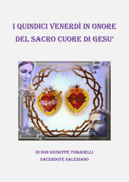 i quindici venerdì in onore del sacro cuore di gesu