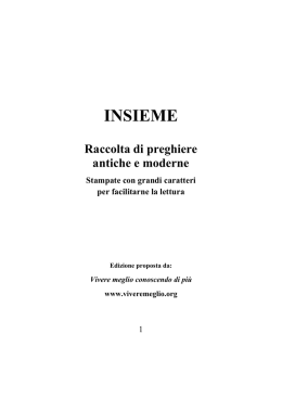 Una raccolta di preghiere da recitare ogni giorno