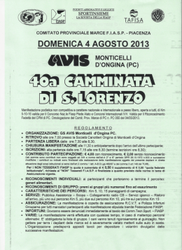 Monticelli D`Ongina c/o Soc. Canottieri - 40&ordf;