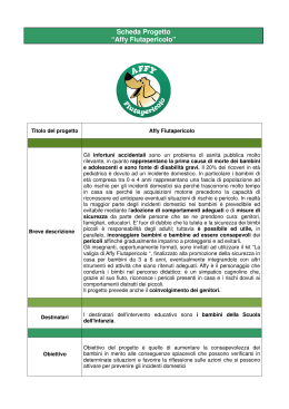 Scheda Progetto