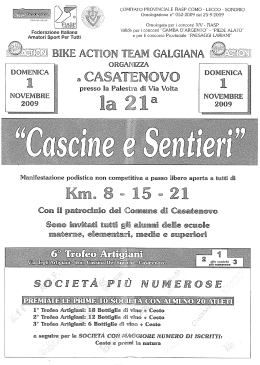 Corsa Casatenovo 01 nov 2009