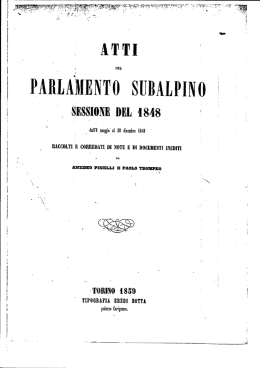 Indice dell`Attivit&agrave; Parlamentare