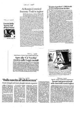 25 febbraio 2009 - Rassegna Stampa