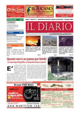 n&deg;17 - IL DIARIO di CASTROVILLARI e del POLLINO