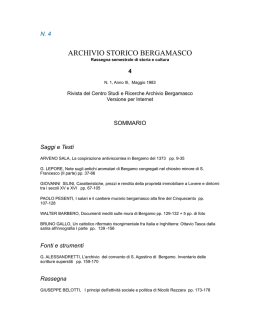 N. 4, anno 1983 - Archivio Bergamasco
