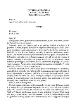 patricia cornwell oggetti di reato