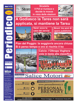 A Godiasco la Tares non sarà applicata, si