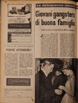 1957 N. 22 (01.06) – Giovani gangsters di buona famiglia