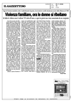 Violenza familiare, ora le donne si ribellano