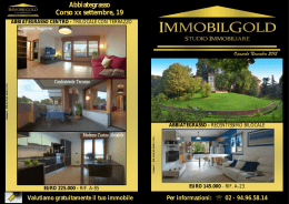 Novembre 2012 - Immobil Gold SRL