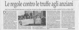 Le rego e contro e truffe ag ianziani