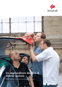 Un imprenditore dispone di diverse opzioni.