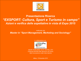 EXSPORT- FEST PER TUTTI
