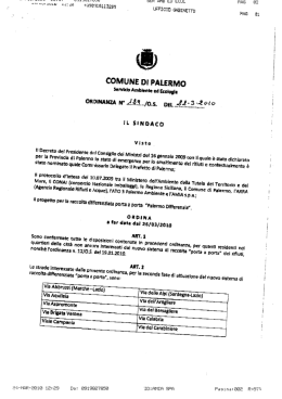 Visualizza l`ordinanza sindacale n129 del 22