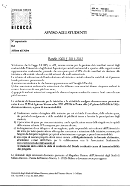 degli studi - Università degli Studi di Milano