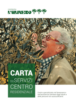 Scarica la carta dei servizi