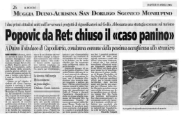 muggia duino-aurisina san dorligo sgonigo monrupino