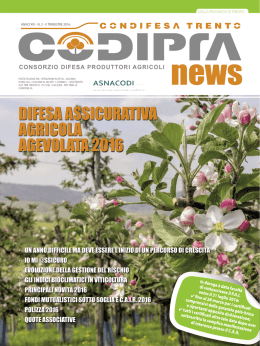 OPUSCOLO INFORMATIVO N. 2 - ANNO 2016