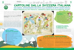 CARTOLINE DAL LA SVIZZERA ITALIANA - OKAY!