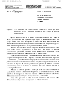 xxi edizione del premio marisa bellisario