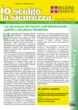 Io scelgo la sicurezza &ndash; dicembre 2014