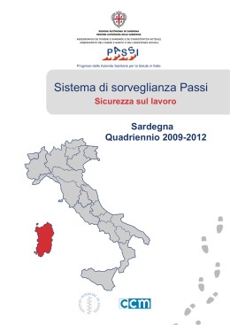 Sistema di sorveglianza Passi - Regione Autonoma della Sardegna