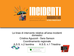 Diapositiva 1 - Federsanità Anci Friuli Venezia Giulia
