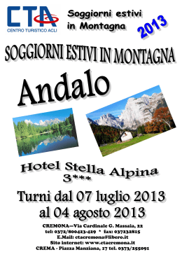 Montagna estate, Andalo - 2013.pub