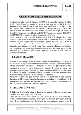 Opuscolo 2014 Ver. 2 - "Via Pascoli" Cesena