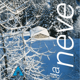 La neve - Scuola Sezionale di Escursionismo ETNEA