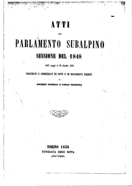 Indice dell`Attivit&agrave; Parlamentare