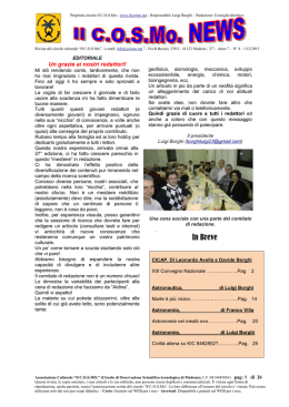 In Breve - L`Associazione "Il COS Mo